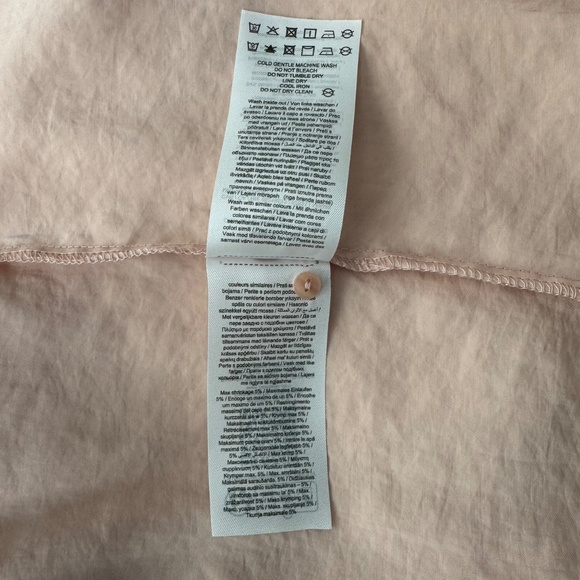 ONLY Onliris Long-sleeve Modal Shirt, Blush Pink, Boyfriend Fit Women's XS - Picture 9 of 9